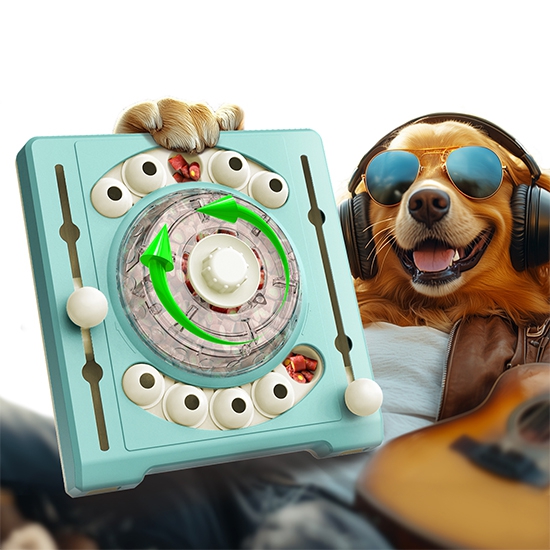 智慧猎犬 宠物益智玩具 狗狗打碟机 